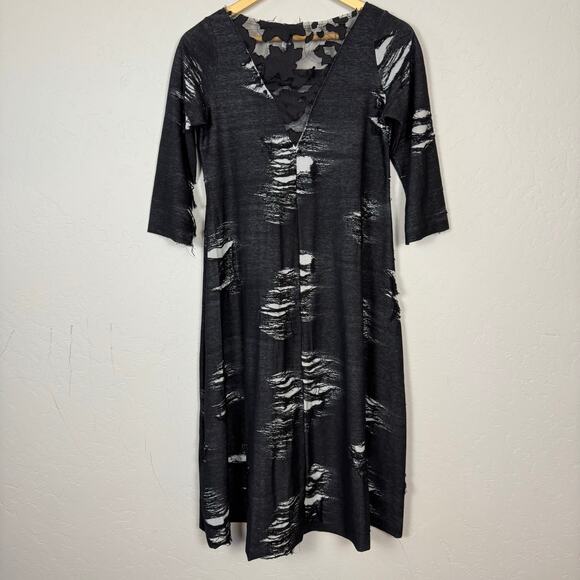 NOBLU Breakfast N Tokyo Distressed Goth Vamp Dress Thrashed Destroyed Unique USA - Picture 2 of 13